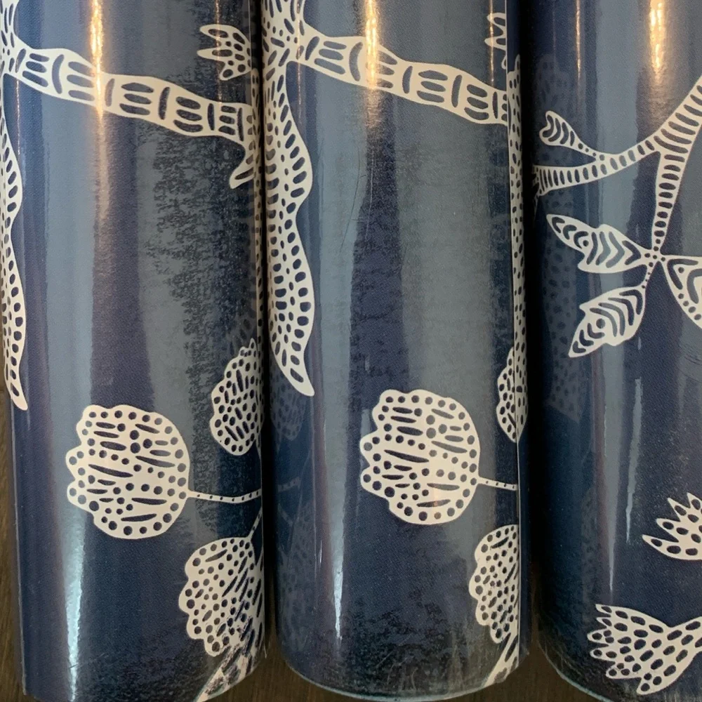 Caitlin Wilson Pearl Street Navy Wallpaper - 5 Rolls